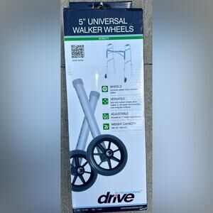 Universal Walker Wheels 5in- Drive Brand/ NEW in Box